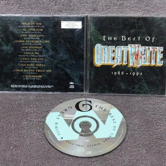 Great White The Best of 1986-1992 CD 1993 Capital Club Print BMG Direct D 125049 - Picture 1 of 12